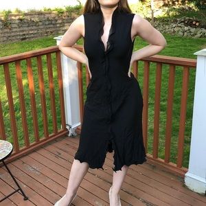 Armani Collezioni 6 black evening dress